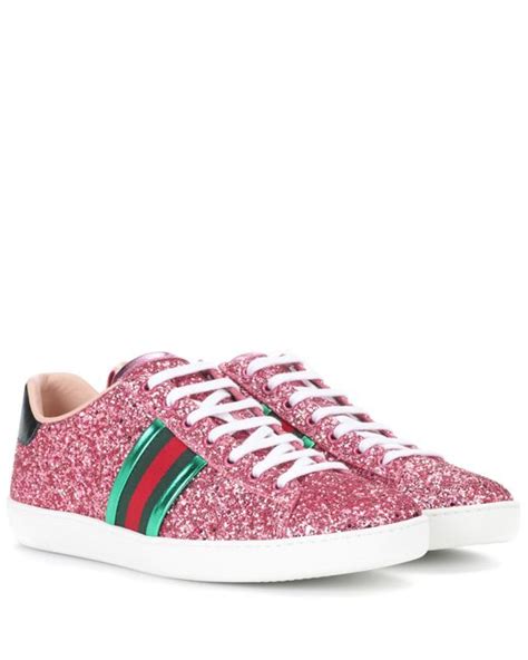 gucci pink sparkly trainers|farfetch Gucci sneakers.